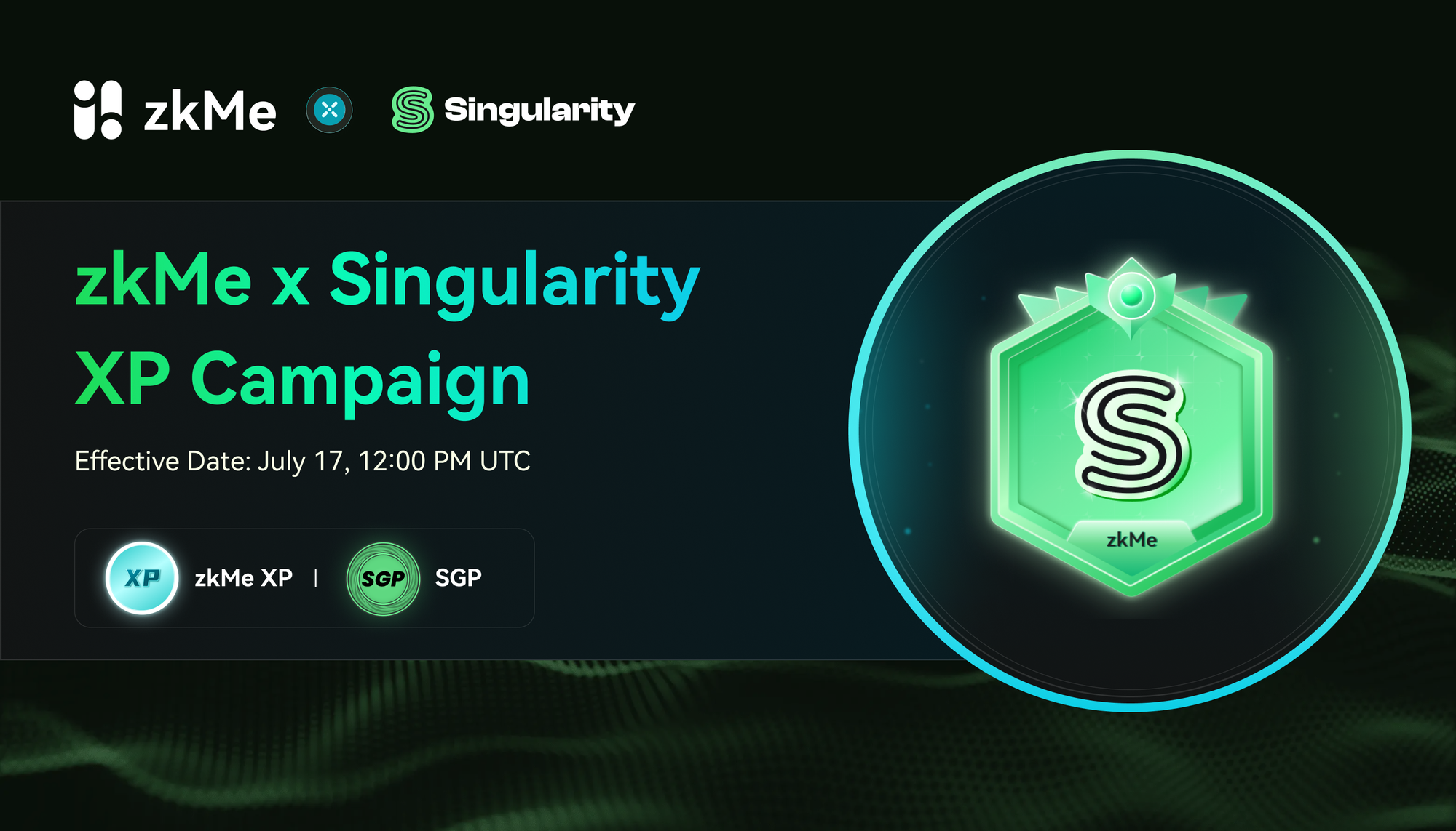 Singularity × zkMe XP Campaign