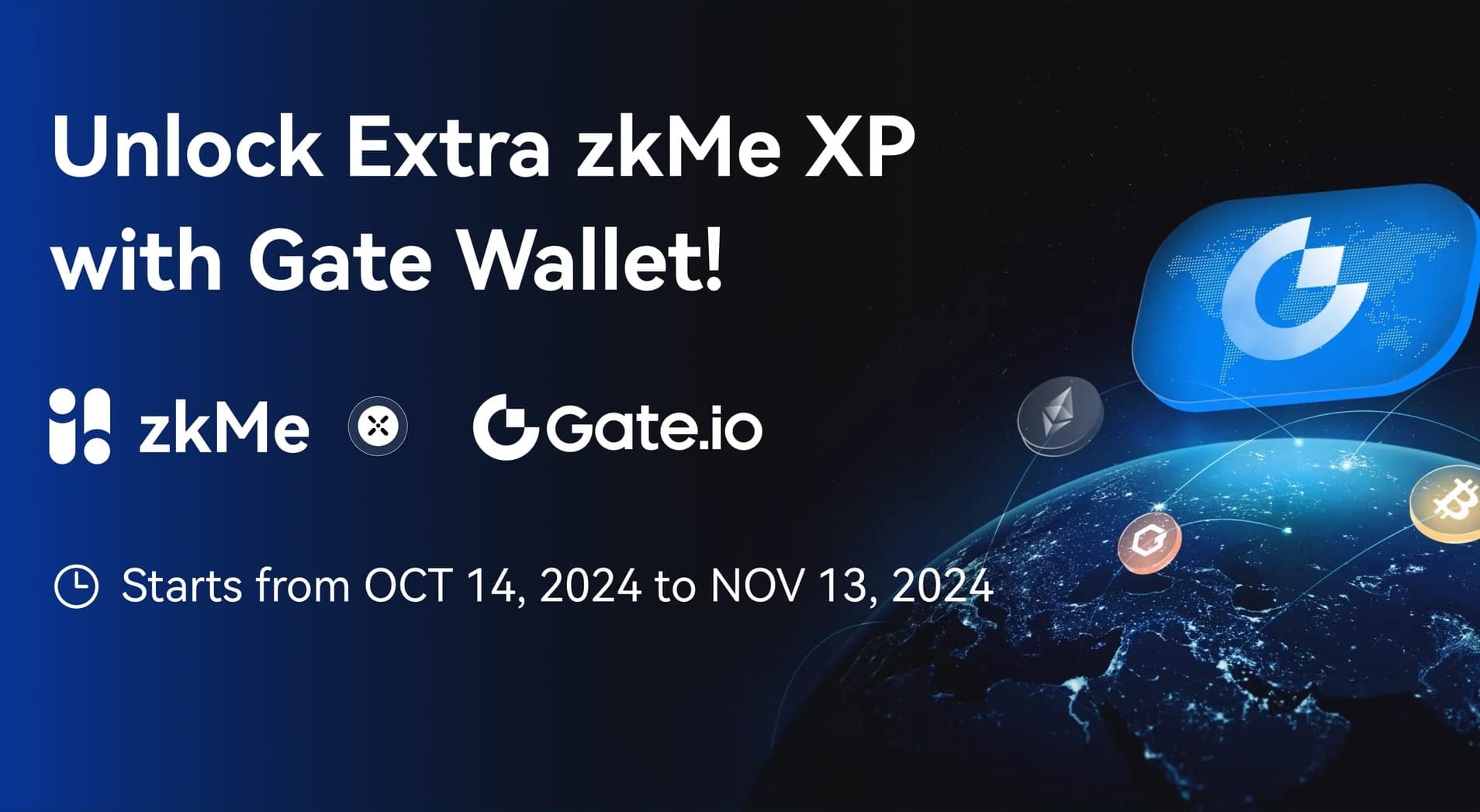 Unlock Extra zkMe XP with Gate Wallet